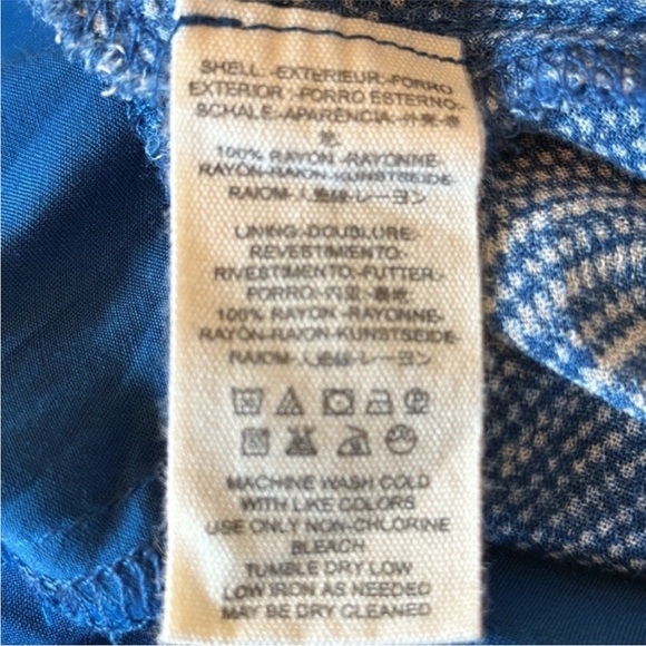 NWT Free People sleeveless lace up sides lined Ocean Blue tank blouse Sz S - Picture 11 of 11